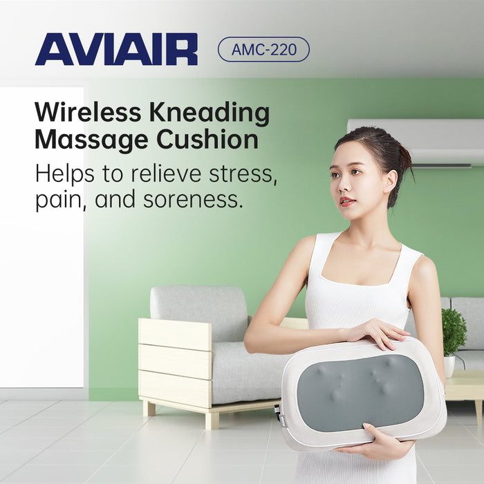 AVIAIR AMC-220 Wireless Kneading Massage Cushion